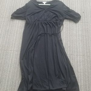 Black wrap dress